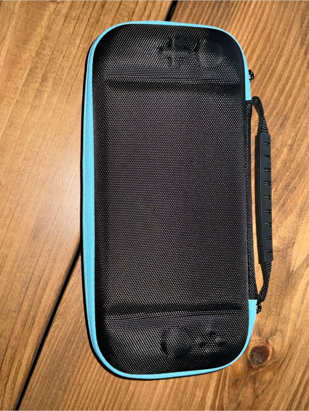 Switch 2 Model Black and Blue and Orange Travel Electronics Case